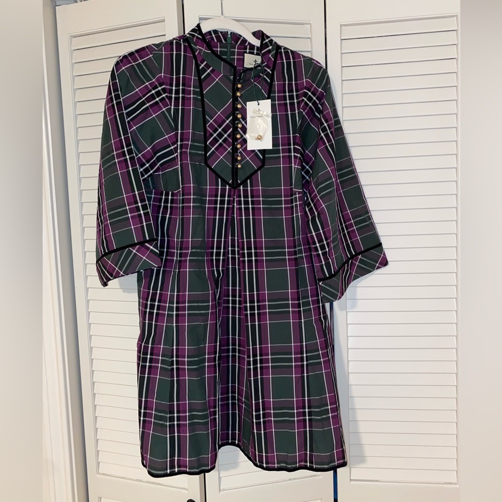 NWT Tuckernuck Indre plaid dress